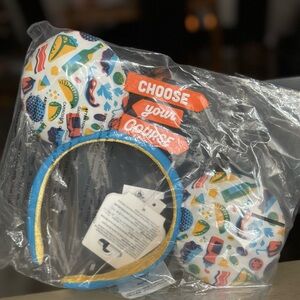 *NWT* Disney Epcot Food & Wine Festival Choose Your Course 2023 Ear Headband